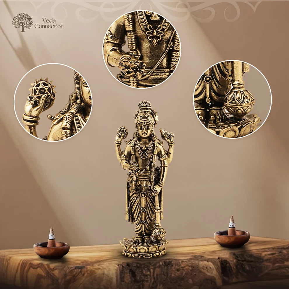 Brass Vishnu Ji Idol