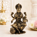 Brass Lakshmi Ji Idol | Wealth & Divine Grace for Home & Office