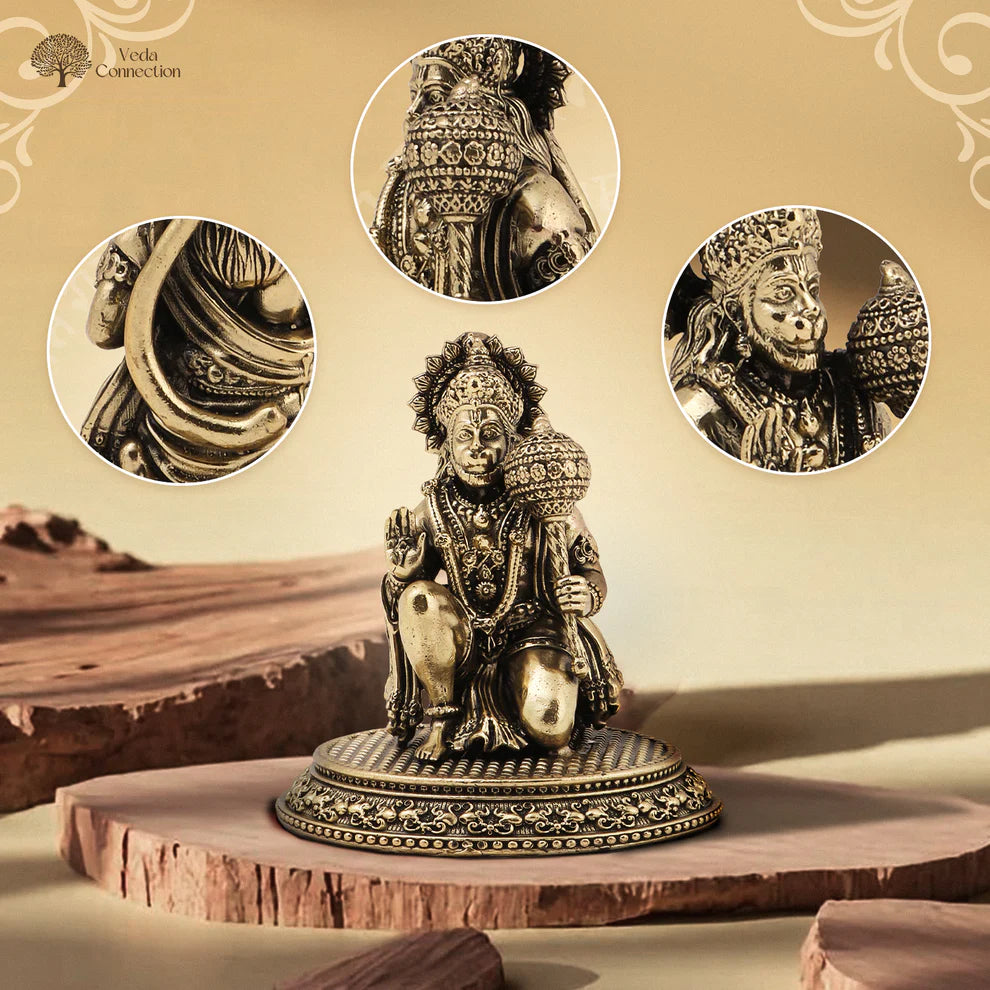 Brass Hanuman Ji Idol